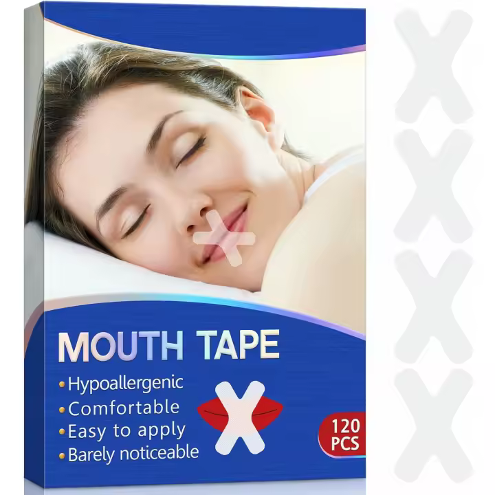 Antirronquidos para Dormir 120PCS Tiras Bucales Antirronquidos promueven un mejor sueño nocturno y brindan un alivio inmediato de los ronquidos - 1