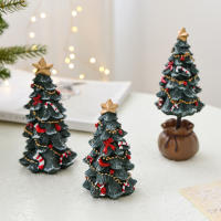 Adornos De Navidad En Resina Miniatura Para Decoración De Escritorio Árbol De Navidad Regalos Modernos Estilo Inicial - details 1