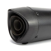 Tubo De Escape Para Motocicleta 51mm En Fibra De Carbono Con DB Killer Adecuado Para ZX10R Z900 MT07 R3 R25 MT09 Z400 GSX750 CBR500 Universalmente - details 4