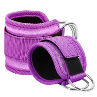 Cinturón De Apoyo Para Tobillo Fitness Con Fluorescencia Y D-Ring Ajustable Manguito De Seguridad Con Hebilla Para Ejercicios De Piernas Y Abductores De Leguas - details 5
