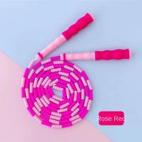 Cuerda De Saltar De Fitness Ajustable Profesional Para Adultos Y Niños Con Bola Suave Antideslizante Para Ejercicio De Pérdida De Peso Entrenamiento Cardiovascular - details 2