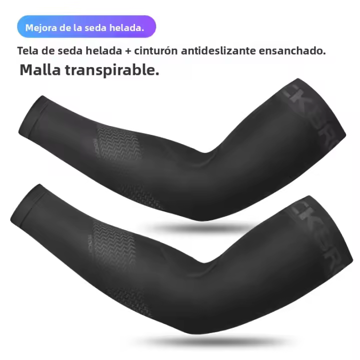 ROCKBROS Mangas De Enfriamiento Para Ciclismo En Seda De Hielo Protección Solar Y Transpirable Para Verano Uso Outdoor - 1
