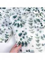Papel De Tela De Perforación Verde Con Hojas Botánicas Para Empaquetar Regalos Fiesta De Cumpleaños Festivales 10 Hojas Por Pieza - details 4