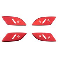 Etiquetas De Botón De Cerradura Para Audi A3 8V 2013-2019 Accesorios De Cubierta De Coche Interior 4Pcs Adhesivo De Lentejuelas - details 4