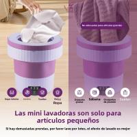 Máquina De Lavar Portátil De 7L Plegable Pequeña Con Modos Automáticos Cesta De Ropa Máquina De Lavar Para Viajes Y Uso Doméstico - details 13
