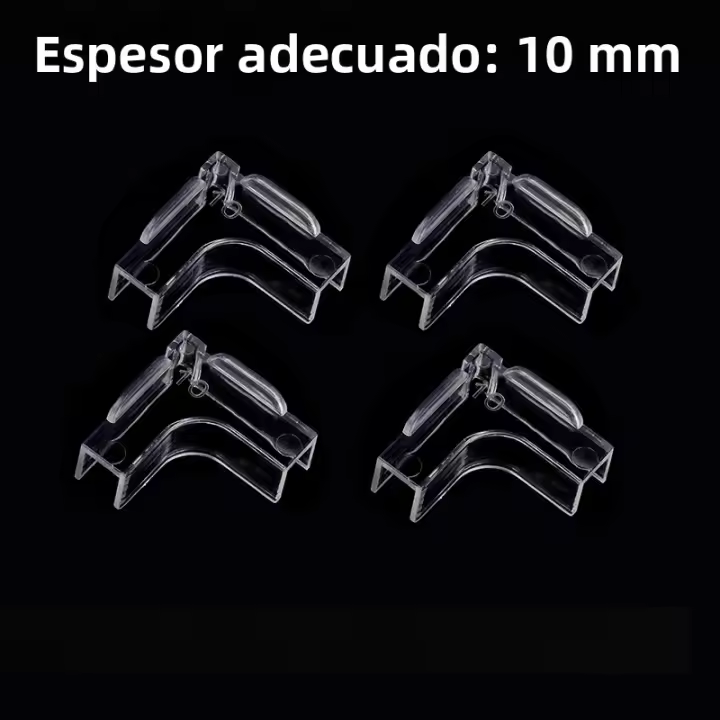 4Pcs Protector De Esquina Para Acuario De Acrílico Transparente Anticolisión Cubierta Protectora Adhesiva Accesorios Para Acuarios - 1