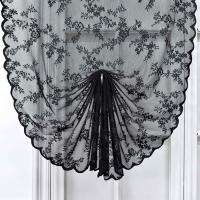 Cortinas Blancas De Encaje Transparentes Con Clip Para Cocina Y Dormitorio Estilo Elegante Florales Filtración De Luz Decorativas Para Sala De Estar Y Comedor - details 4