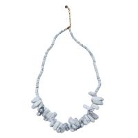 VivaEsencia – Collar de Jaspe Blanco Natural Hecho a Mano | Armoniza emociones, aporta claridad mental y paz interior | Estilo Boho con energía protectora para rituales, meditación y bienestar diario - details 4