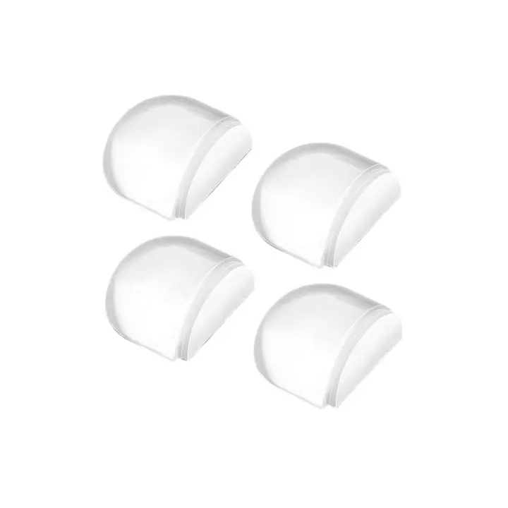 Juego de Tapones de Puerta Autoadhesivos Yosemy 6 Piezas Transparentes para Pegar a la Piso, a la Pared, a los Muebles Protección de Paredes y Muebles para Suelos Duros - 1