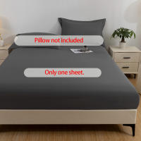 Fundas Para Sábanas Impermeables De Color Sólido Funda Para Cama Con Capa De Polvo Funda Para Colchón (No Incluye Fundas Para Almohadas Y Núcleo De Almohada) Material Poliéster 100% - details 1