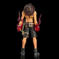 Figura De Anime 26cm One Piece Portgas D Ace Puño De Fuego Postura De Estación Estatua PVC De Colección Para Escritorio Regalo De Juguete - details 2