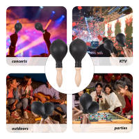 Par De Maracas De 25 Cm Con Cabeza De Arena Y Mango De Madera Instrumentos De Percusión Para Concierto Y Fiestas - details 3