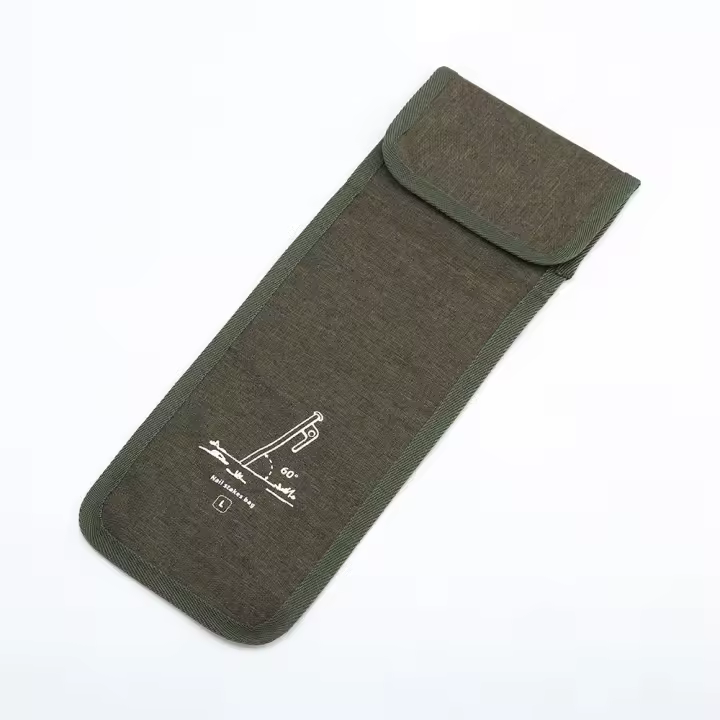 Tienda de campaña grande para exteriores, resistente al viento, con clavos de tierra, engrosados y alargados, clavos de tierra, clavos de hierro, bolsa de almacenamiento para accesorios de camping - 1