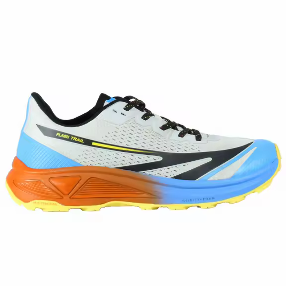 Zapatillas trail  Hi-Tec Flash Trail gris azul naranja hombre - 1
