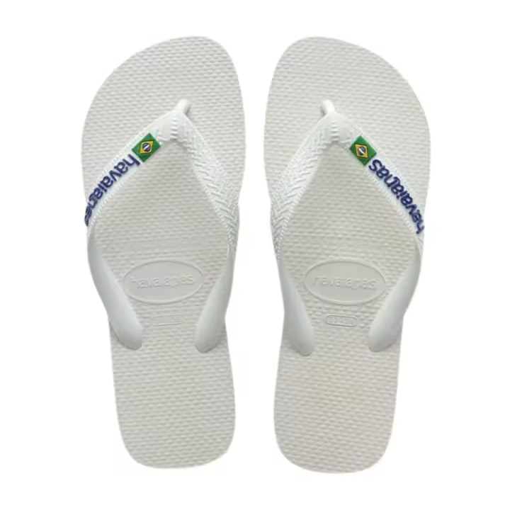Havaianas Brasil Logo White - Clásico Havaiana - 1