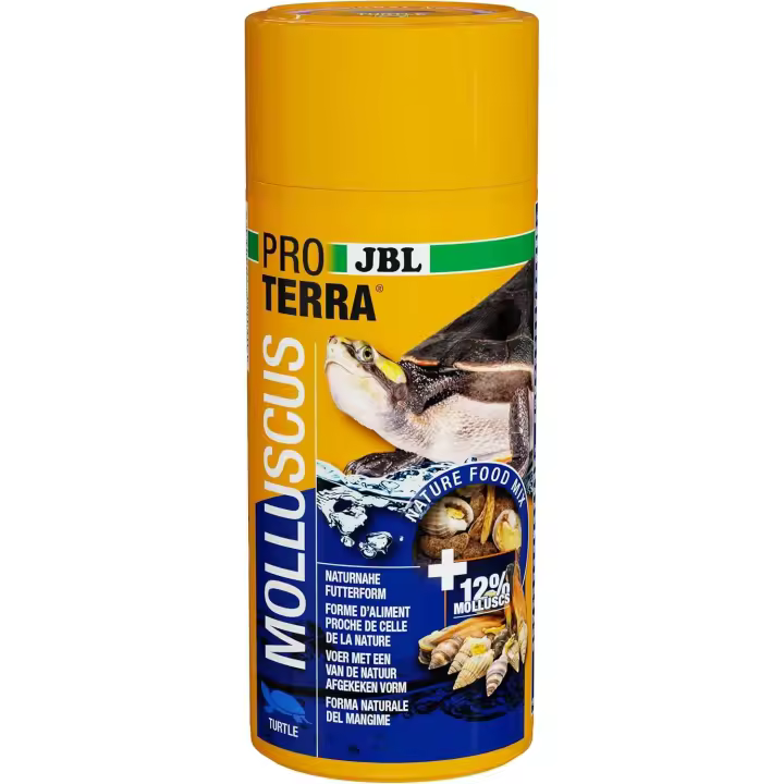 Generic Comida para Tortugas JBL Molluscus - Caracoles Enteros Secos Naturales - Sin Colorantes - 1