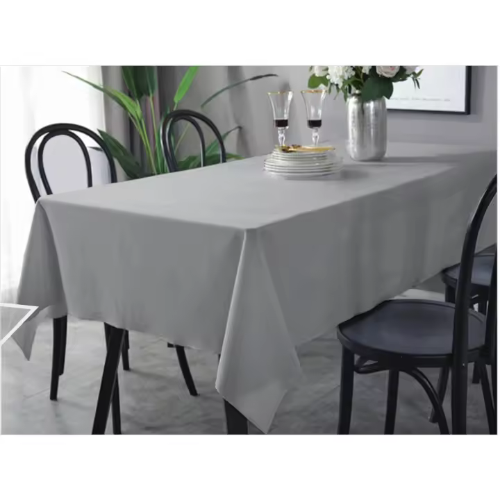 1 pieza de mantel elegante y de poliéster – Antimanchas, 100% Poliester impermeable Colores vivas, cubierta rectangular para mesa de comedor para decoración del hogar, pícnic, reuniones festivas y cocinas modernas, mantel para pícnic | Decoración de mesas - 1