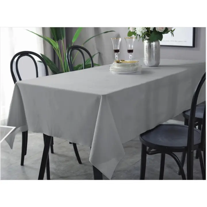 1 pieza de mantel elegante y de poliéster – Antimanchas, 100% Poliester impermeable Colores vivas, cubierta rectangular para mesa de comedor para decoración del hogar, pícnic, reuniones festivas y cocinas modernas, mantel para pícnic | Decoración de mesas - 1