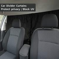 2PCS/set Cortina De Privacidad Para Coche Sunshade Universal Para Taxi Protección De Partición Interior Para Negocios - details 2