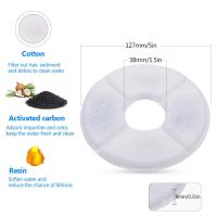 Filtro De Carbono Activado Para Fuente De Agua De Mascotas Perro Gato Reemplazo De Filtro De Algodón Para Dispensador De Bebida - details 3