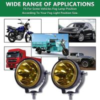 Luz De Trabajo LED 4 Pulgadas 12V 24V Amarilla Naranja Blanca Para Offroad Carro ATV Faro De Barrera Lámpara De Compresión Para Camiones Pickups Barco Remolques Niebla - details 4