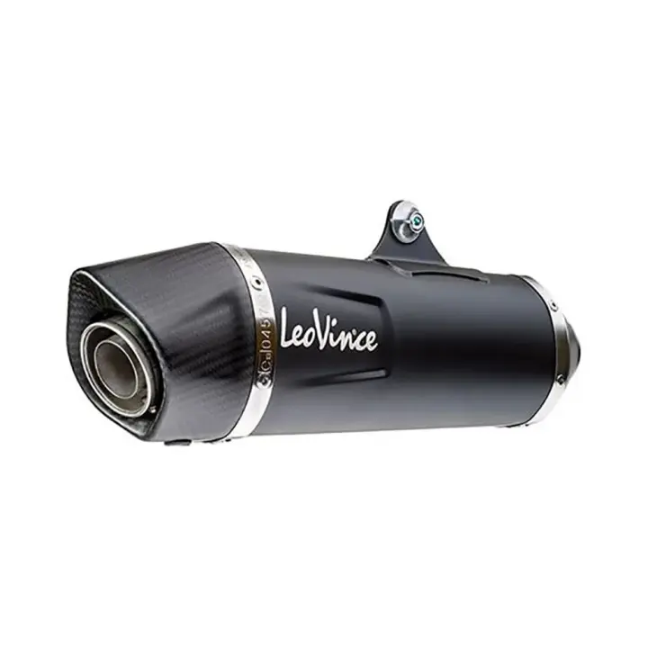 Leovince Sistema De Escape Completo Homologado Nero Yamaha N-max 125/155 17-20 Ref:14070 Stainless Steel&carbon - 1
