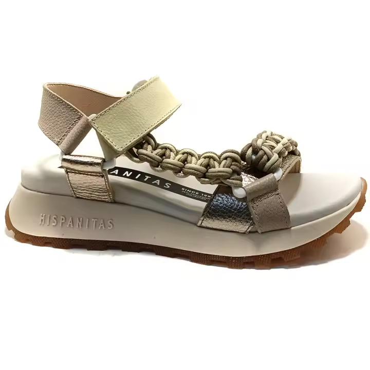 Hispanitas Hv253898 Maui  Sandalias Para Mujer Color Taupe. - 1