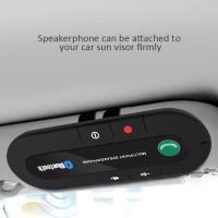 Kit De Teléfono Bluetooth Para Coche Con Visera Solar Reproductor De MP3 Estéreo Inalámbrico Handsfree Soporte Para Móvil - details 2