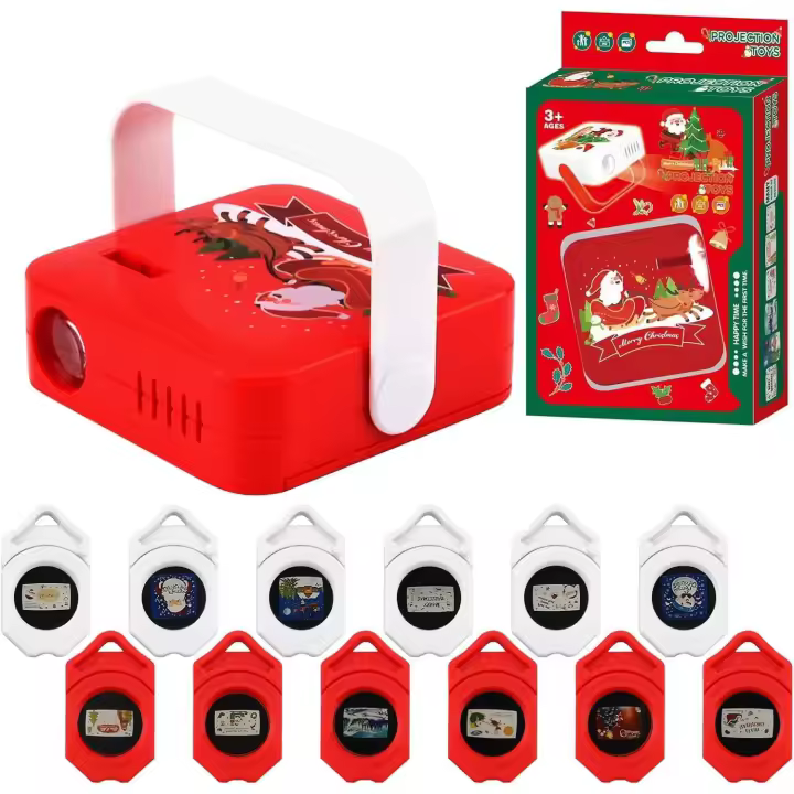 Proyector de luces navideñas para exteriores e interiores, proyector de copos de nieve con 12 diapositivas para decoración de jardín, hogar y fiestas navideñas. - 1