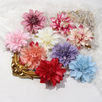 5/10Pcs Cabezas De Girasol Artificiales De Seda 9cm Decoración De Hogar Y Bodas Accesorio Para Coronelas DIY Sin Químicos - details 2