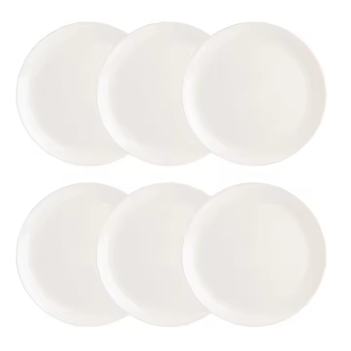 Luminarc Platos Llanos Opal 27cm Blanco Reciclable y Ecológico - 1