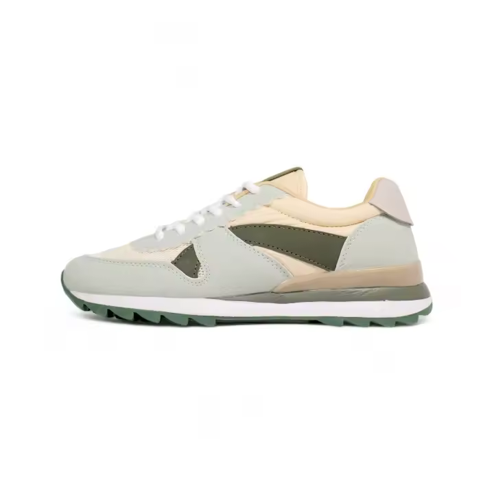 Zapatillas deportivas de Alta Calidad en colores Verde Primaveral y Verde Menta - Ligeras y Cómodas con Plantilla Acolchada - Sneakers Mujer 2167 - 1