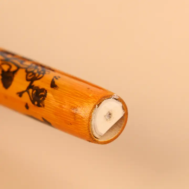 Flauta De Bambú Tradicional Chino Con 6 Agujeros Clarinete Vertical Instrumento Musical De Madera Para Estudiantes Y Principiantes - 1
