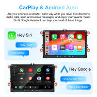 Estéreo De Coche Universal 9 Pulgadas Con Android 11 CarPlay Bluetooth FM Radio GPS Para VW Passat Golf MK5 MK6 Jetta T5 EOS POLO - details 3
