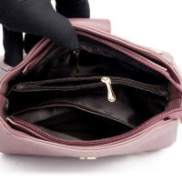 Bolso Bandolera De Mujer Con Hebilla Cuadrada Capacidad Grande Estilo Casual Lujoso Diseñador Bolso De Mano Para Viajes - details 26