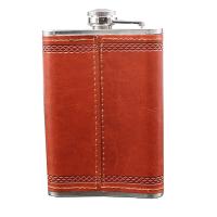 Flasque De Hips Con Taza 9Oz De Acero Inoxidable Para Licor Regalo Para Hombres Set De Alcohol Con Cuero PU Y Botiquín Portátil Para Exteriores Whiskey - details 3