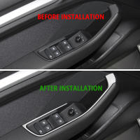 Pegatina De Acero Inoxidable Para Panel De Apertura De Ventanas De Coche Compatible Con Audi A3 8v 2014-2020 Modificación Interna Del Vehículo - details 1