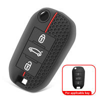 Funda De Llave De Coche En Silicona Para Citroen C5 C3 C4 C8 Berlingo Peugeot Partner Rifter 208 308 508 407 2008 3008 Expert - details 2