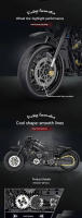 Bloques De Construcción Técnicos Para Motocicleta Modelo MOC Duke Harleys Carreras De Motocicletas Juguetes Para Niños Regalo Bloques De Vehículo Pequeño Compatible Con Lego ABS Sin Batería - details 1