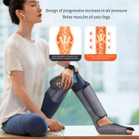 Masajeador De Piernas Pressotherapy Recargable 2000mah Con Almohadillas De Aire Para Túnel Y Pielón Dispositivo De Masaje Para Relaxación Muscular Y Alivio Del Dolor - details 2