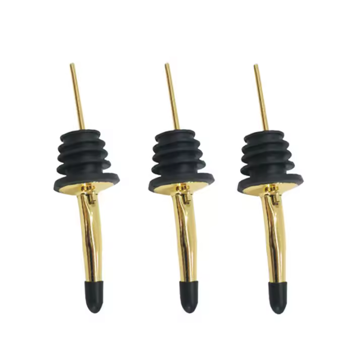 Tapa De Vino De Acero Inoxidable Con Desbordamiento Para Licor Y Alcohol Dispensador De Botella Accesorios De Vino Con Cierre - 1
