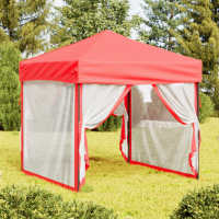 vidaXL Carpa para Fiestas Plegable con Paredes 2x2 m Cenador Color Antracita,  Taupé,  Azul y mas - details 6