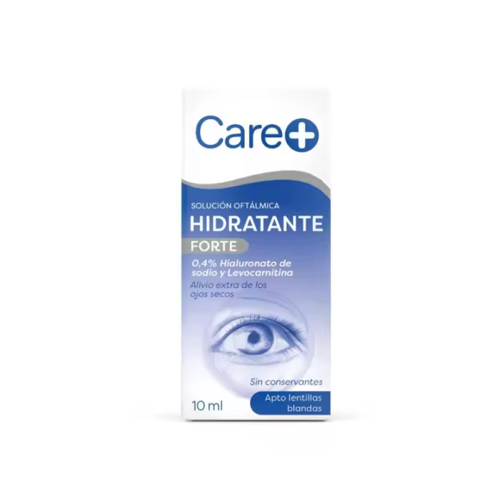 CARE+ Forte Solución Oftálmica Hidratante con Ácido Hialurónico para Alivio Inmediato de Sequedad E Irritación Ocular - 1