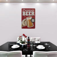 1Pc Signo De Metal Vintage De Cerveza 11.81*7.87 Pulgadas Decoración Para Bar Restaurante Sala De Estar Granja Garage Regalo De Navidad - details 4