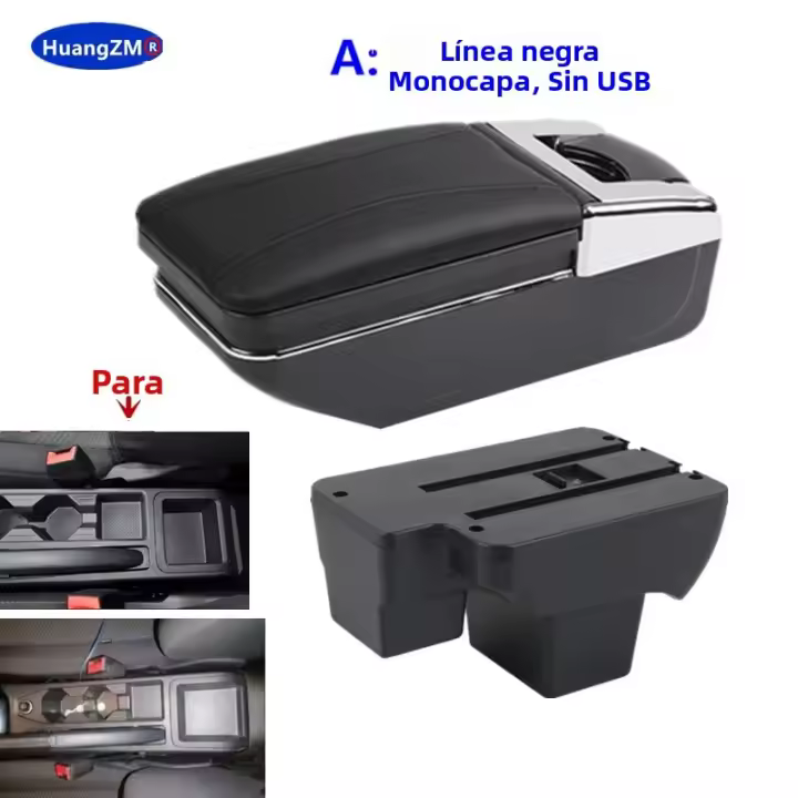 Caja De Reposabrazos Para Volkswagen Polo 2019-2024 Accesorios De Coche Retrofits Material De Cuero Y Plástico Certificación Ce - 1