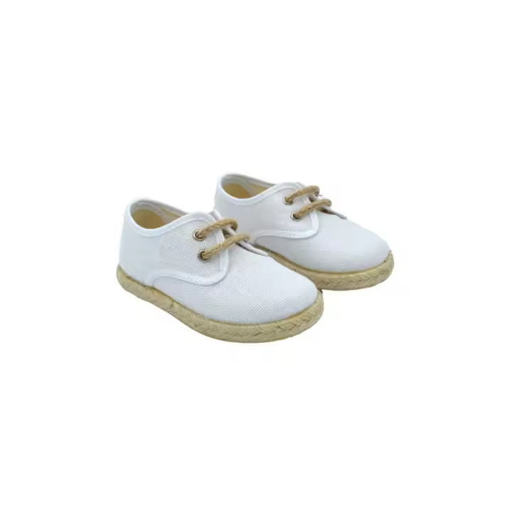 Nakloe Alpargatas Nino Espartenas de O Natural, con hebilla de cuerda Suela de goma de yute - Made in Spain - 1