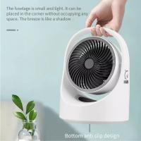 Memories Ventilador Mesa Silencioso, Ventilador Silencioso para Dormir, Ventilador Mesa Oscilante, Portátil Batería USB Luz Nocturna Dormitorio Escritorio Potente bajo Consumo Sobremesa,(blanco) - details 5
