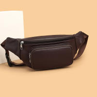 Bolsa De Cintura Para Hombre De Cuero Genuino 100% Mini Viaje Fanny Pack Bolsa De Cinturón De Cuero Para Teléfono Móvil Estilo Casual - details 3