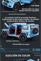 Coche De Escala 1/18 G800 Juguetes De Colección Con Sonido Y Luz Vehículos Todoterreno De Metal Para Niños Regalo Serie - details 3