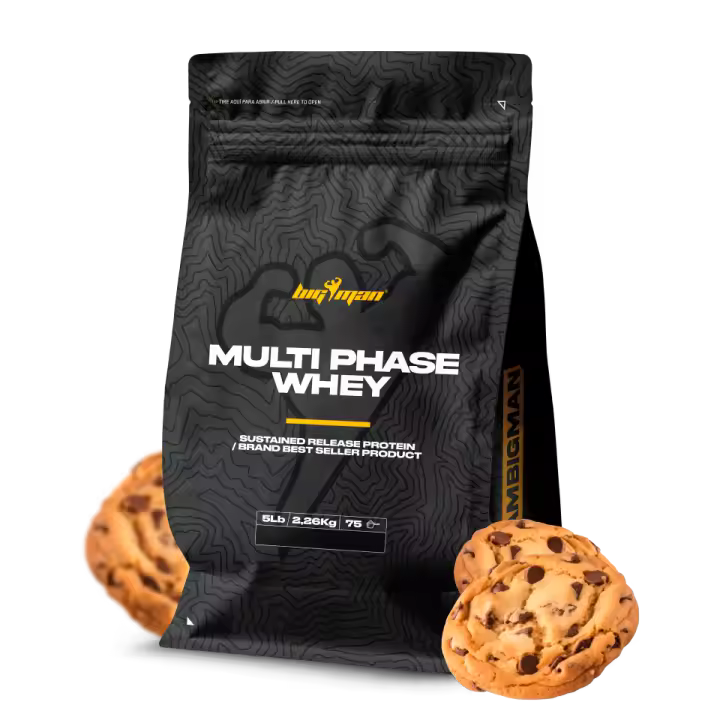 Bigman Multi-Phase Whey + Creatina 300g + Regalo Shaker - Maximiza Tu Rendimiento Deportivo y Aumenta Tu Energía Muscular - 1
